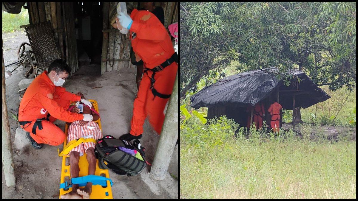 Ferido há 4 dias em cabana na mata, homem é resgatado de helicóptero em Rio Largo