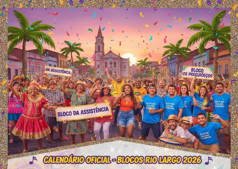 Prepare o Confete! O Carnaval de Rio Largo já começou.
