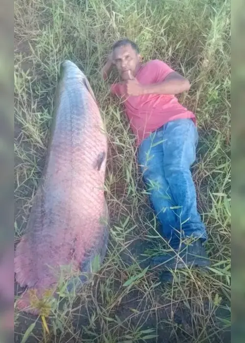 Pescador que viralizou após capturar pirarucu de mais de 70 kg morre em acidente com arpão